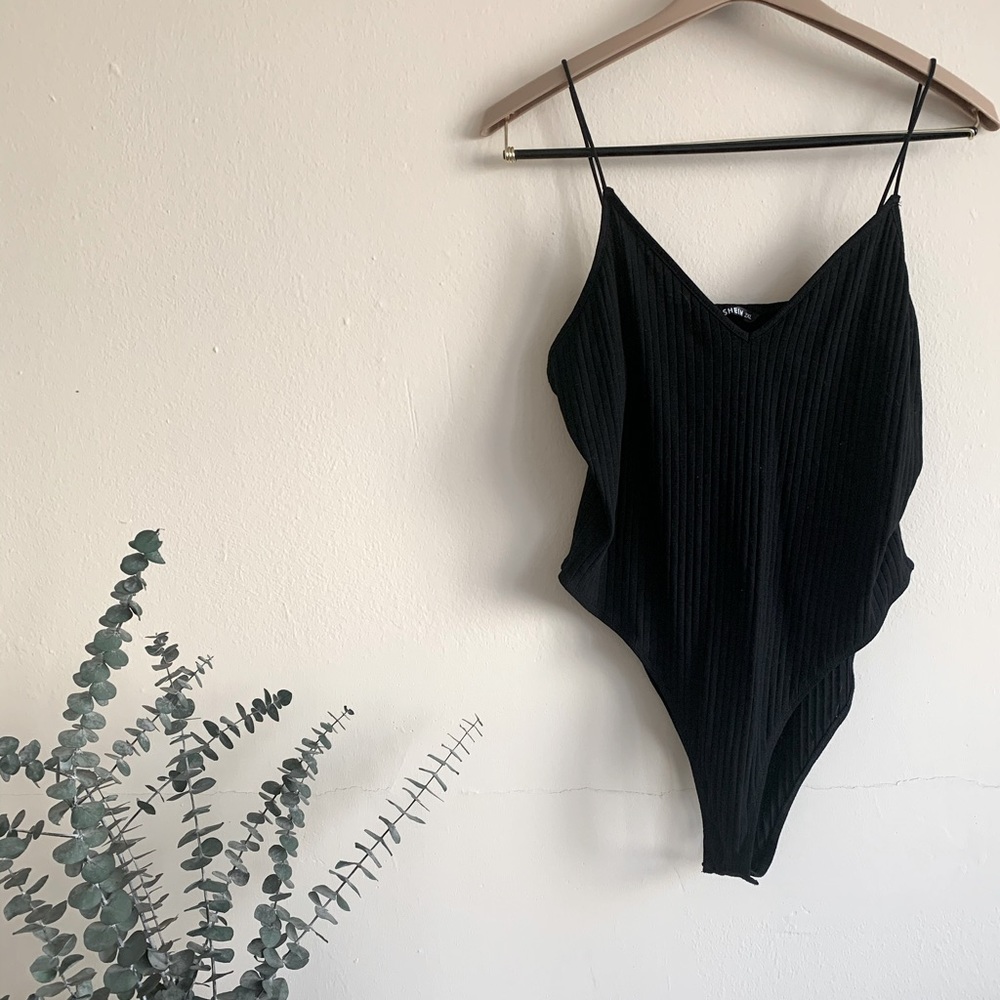 SOLD SHEIN Black Bodysuit